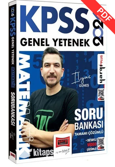 2026 KPSS Matematik Soru Bankası Çözümlü - İlyas Güneş Yargı Yayınları kitap kapağı