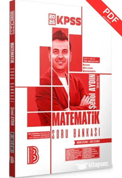 2026 KPSS Matematik Tamamı Video Çözümlü Soru Bankası Benim Hocam Yayınları kitap kapağı