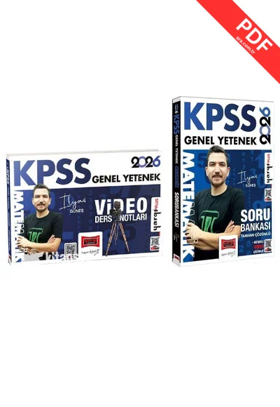 2026 KPSS Matematik Video Ders Notları + Soru Bankası 2 li Set- İlyas Güneş Yargı Yayınları kitap kapağı