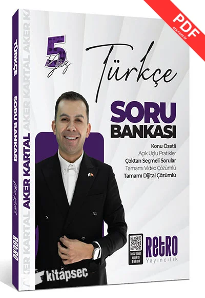2026 KPSS Model Aker Kartal Türkçe Soru Bankası Retro Yayıncılık kitap kapağı