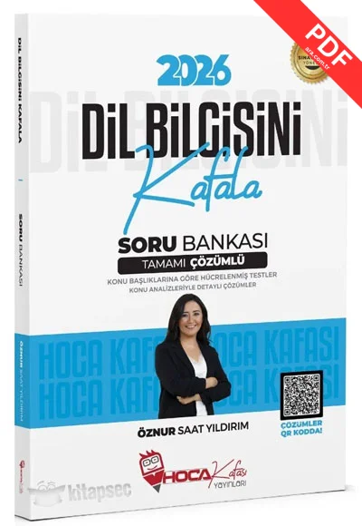2026 KPSS TYT Dil Bilgisini Kafala Soru Bankası Çözümlü - Öznur Saat Yıldırım Hoca Kafası Yayınları kitap kapağı