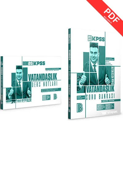 2026 KPSS Vatandaşlık Soru Bankası+Ders Notları Seti Benim Hocam Yayınları kitap kapağı