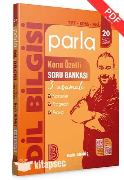 2026 TYT- KPSS- MSÜ Parla Dil Bilgisi Konu Özetli Soru Bankası Benim Hocam Yayınları kitap kapağı
