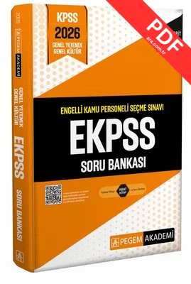 2026 E - KPSS Engelli Kamu Personeli Seçme Sınavı Soru Bankası kitap kapağı
