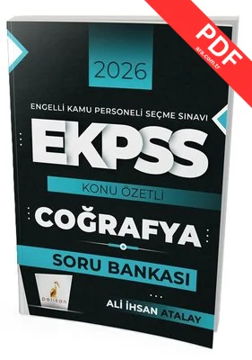 2026 E-KPSS Coğrafya Konu Özetli Soru Bankası kitap kapağı