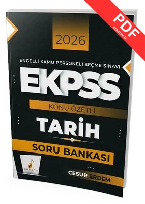 2026 E-KPSS Tarih Konu Özetli Soru Bankası kitap kapağı