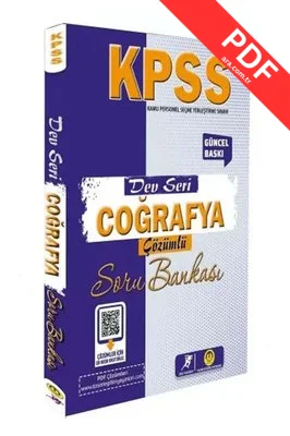 2026 KPSS Coğrafya Dev Seri Soru Bankası kitap kapağı