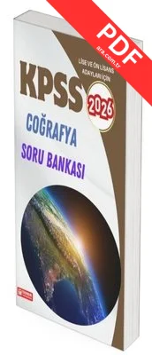 2026 KPSS Lise - Önlisans Coğrafya Soru Bankası kitap kapağı