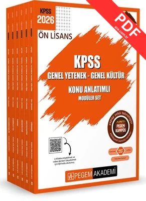 2026 KPSS Ön Lisans Konu Anlatımlı Modüler Set Genel Yetenek Genel Kültür Seti - 6 Kitap Takım kitap kapağı