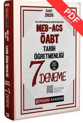 2026 MEB AGS ÖABT Tarih Öğretmenliği Tamamı Çözümlü 7 Deneme kitap kapağı