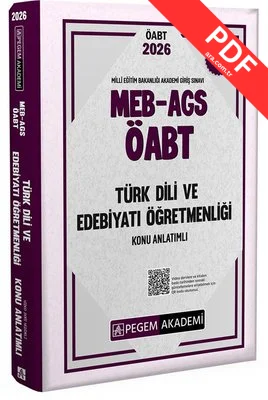 2026 MEB AGS ÖABT Türk Dili ve Edebiyatı Öğretmenliği Konu Anlatımlı kitap kapağı