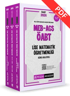 2026 MEB AGS ÖABT Lise Matematik Öğretmenliği Konu Anlatımlı - 3 Kitap Takım kitap kapağı