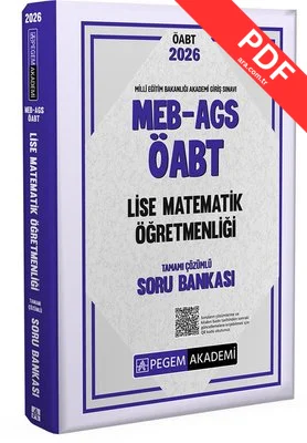 2026 MEB AGS ÖABT Lise Matematik Öğretmenliği Tamamı Çözümlü Soru Bankası kitap kapağı