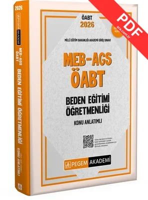 2026 MEB AGS ÖABT Beden Eğitimi Öğretmenliği Konu Anlatımlı kitap kapağı