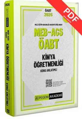2026 MEB AGS ÖABT Kimya Öğretmenliği Konu Anlatımlı kitap kapağı