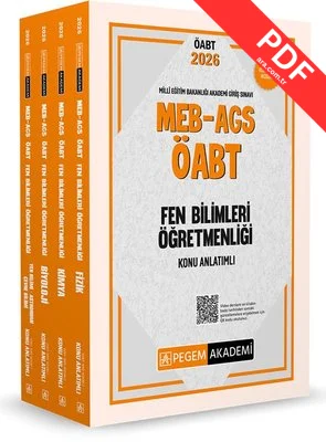 2026 MEB AGS ÖABT Fen Bilimleri Öğretmenliği Konu Anlatımlı Modüler Seti - 4 Kitap Takım kitap kapağı