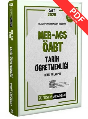 2026 MEB AGS ÖABT Tarih Öğretmenliği Konu Anlatımlı kitap kapağı