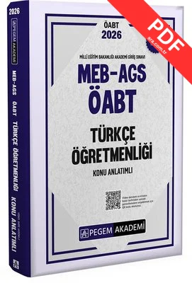 2026 MEB AGS ÖABT Türkçe Öğretmenliği Konu Anlatımlı kitap kapağı
