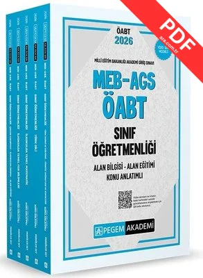 2026 MEB AGS ÖABT Sınıf Öğretmenliği Alan Bilgisi - Alan Eğitimi Konu Anlatımlı Seti - 5 Kitap Takım kitap kapağı
