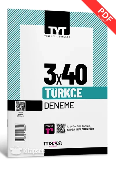 2026 TYT Türkçe 3 Deneme Tamamı Video Çözümlü Marka Yayınları