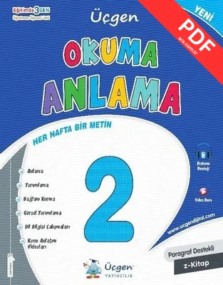 2. Sınıf Okuma Anlama kitap kapağı