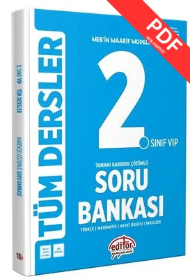 2.Sınıf VIP Tüm Dersler Soru Bankası-Karekod Çözümlü kitap kapağı
