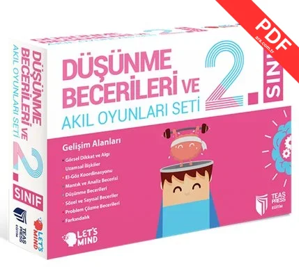 2.Sınıf Düşünme Becerileri ve Akıl Oyunları Set kitap kapağı