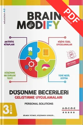 3. Sınıf Düşünme Becerileri Geliştirme Uygulamaları Kitabı 5 Kitapçık kitap kapağı