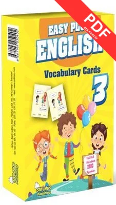 3. Sınıf Easy Plus English Kelime Kartları kitap kapağı