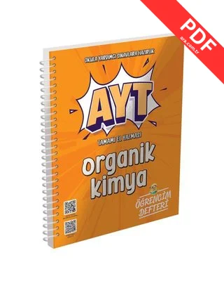 3034 AYT Organik Kimya Öğrencim Defteri kitap kapağı