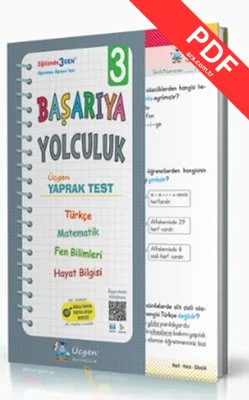 3.Sınıf Başarıya Yolculuk Yaprak Test kitap kapağı