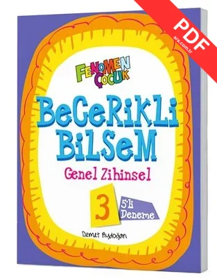 3.Sınıf Becerikli Bilsem Görsel Zihinsel 5 Deneme kitap kapağı