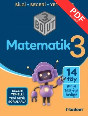 3.Sınıf Matematik 3 Boyut kitap kapağı
