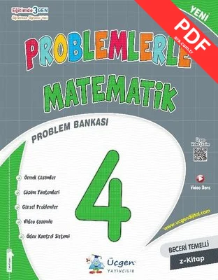 4. Sınıf Problemlerle Matematik kitap kapağı