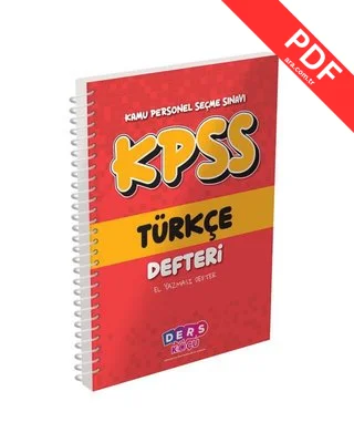4031 KPSS Türkçe Defteri DK kitap kapağı