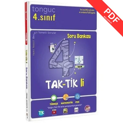 4.Sınıf Taktikli Soru Bankası kitap kapağı
