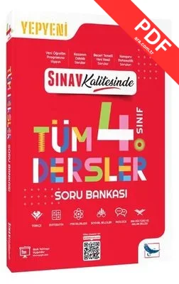 4.Sınıf Tüm Dersler Sınav Kalitesinde Soru Bankası