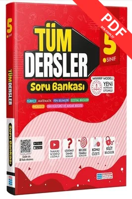 5. Sınıf Tüm Dersler Soru Bankası kitap kapağı
