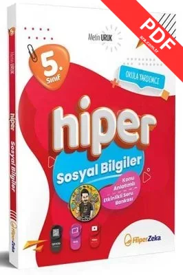 5. Sınıf Hiper Sosyal Bilgiler Konu Anlatımlı & Soru Bankası kitap kapağı