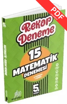 5. Sınıf Matematik Rekor Deneme kitap kapağı
