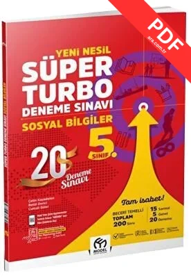 5. Sınıf Sosyal Bilgiler Yeni Nesil Süper Turbo Deneme Sınavı kitap kapağı