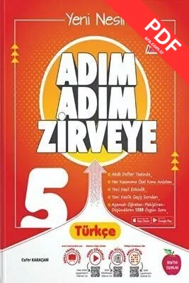 5. Sınıf Türkçe Adım Adım Zirveye Soru Bankası kitap kapağı