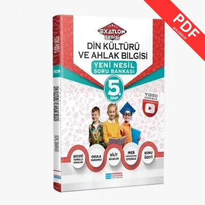 5.Sınıf Din Kültürü ve Ahlak Bilgisi Video Çözümlü Soru Bankası kitap kapağı