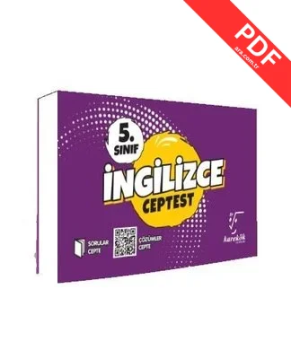 5.Sınıf İngilizce Cep Test kitap kapağı