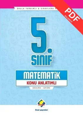 5.Sınıf Matematik Konu Anlatımlı kitap kapağı