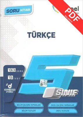 5.Sınıf Türkçe Soru Kitabı kitap kapağı