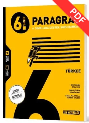 6. Sınıf Paragraf Soru Bankası kitap kapağı