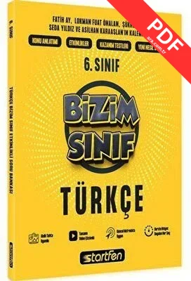 6. Sınıf Bizim Sınıf Türkçe Etkinlikli Soru Bankası kitap kapağı
