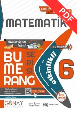 6. Sınıf Bumerang Etkinlikli Matematik kitap kapağı