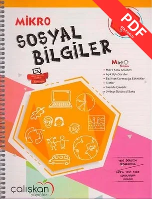 6. Sınıf Hibrit Sosyal Bilgiler Fasikül Defter